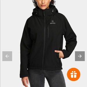 WOMEN'S CLASSIC HEATED JACKET - BLACK
